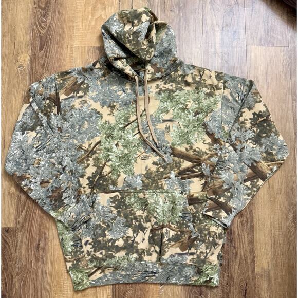 King's Desert Shadow Hoodie Sweatshirt Kangaroo Pocket Hunting Men's Size‎ M EUC - Picture 2 of 10